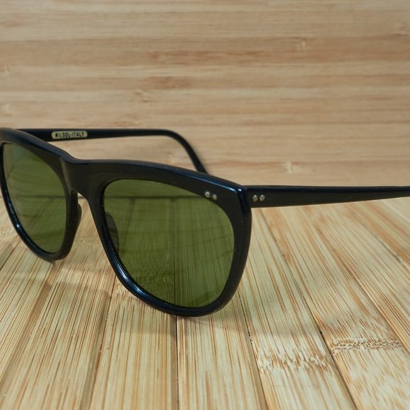 Vintage 50s NILSOL Sunglasses with Green Glass , Made in Italy - Picture 3 of 9